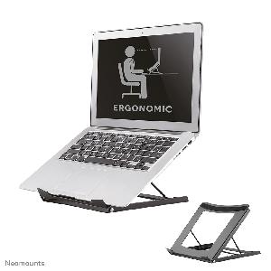 Neomounts by Newstar foldable laptop stand - Notebook stand - Black - 25.4 cm (10") - 38.1 cm (15") - 5 kg - 255 mm